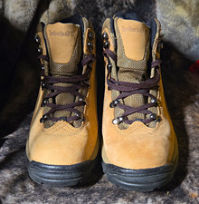 Timberland Men's Tan Leather Lace-Up Hiking Boots US 8 Medium MPN 87629 2127
