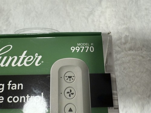 HUNTER 99770 UNIVERSAL FAN LIGHT REMOTE CONTROL WITH RECEIVER - Picture 3 of 9