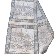 VTG Frankie Welch Alexandria VA/Washinton DC city scape scarf