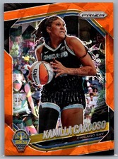 2025 Panini Prizm WNBA KAMILLA CARDOSO Orange Ice Prizm #89 Sky