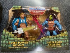 Masters Of The Universe Classics Laser Power He-Man & Laser Light Skeletor MISB