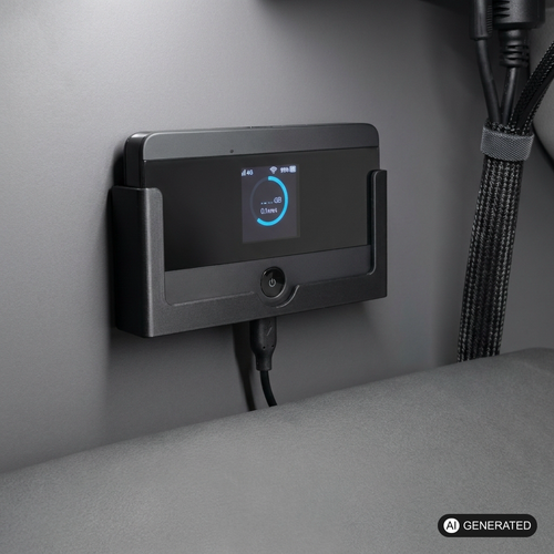 Support mural compatible avec TP Link M7350 - Photo 1/7