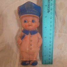 The Sun Rubber Company Policeman number 6 Squeaky Toy, 1960