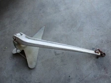 C.Q.R Harborfast Swivel Hinged Anchor 45 LBs, Galvanized Steel