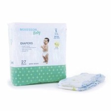 Unisex Baby Diaper Size 5 Disposable Heavy Absorbency Count of 4 By McKesson