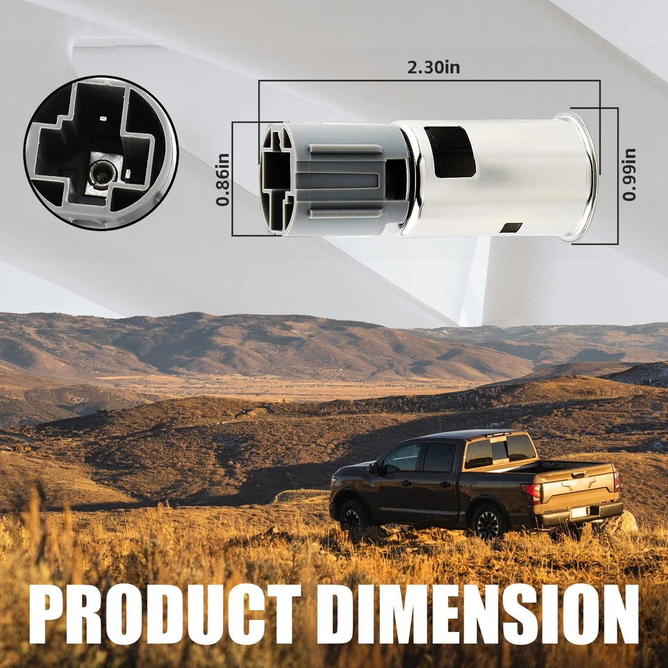 Power Outlet Ring Fit for Nissan NV1500 NV2500 NV3500 Frontier TITAN XD - Image 4 of 4