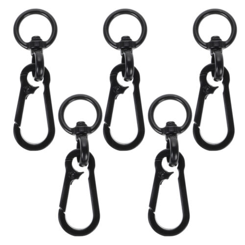 5pcs Swivel Carabiner Clips Versatile Keychain Clips For Pet Leash And Backpack