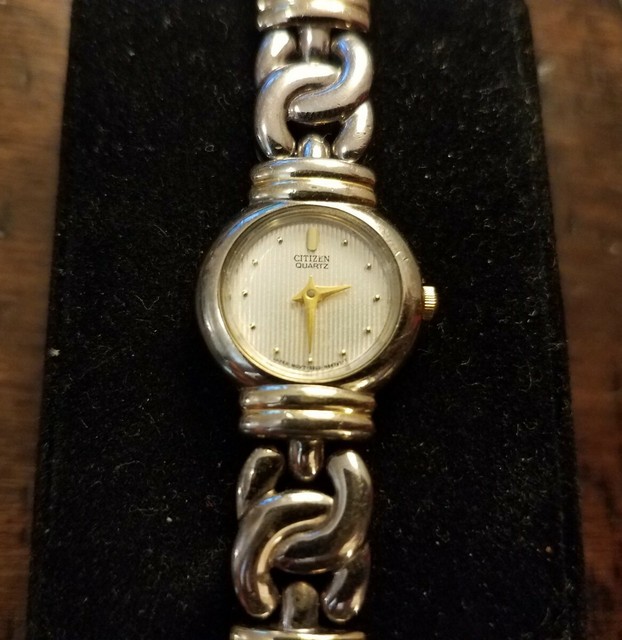 Vintage Citizen Women's Watch Two Tone Silver & Gold Bracelet eBay