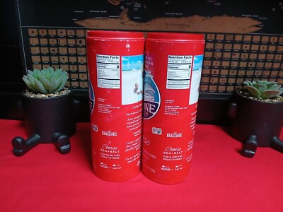  Lot Of 2 La Baleine Coarse Sea Salt, Canister 26.5oz 
