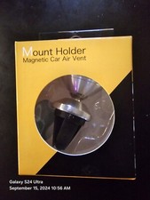 Magnetic Vent Car Holder for Samsung Galaxy S24 S23 S22 S21  Plus Note Ultra FE