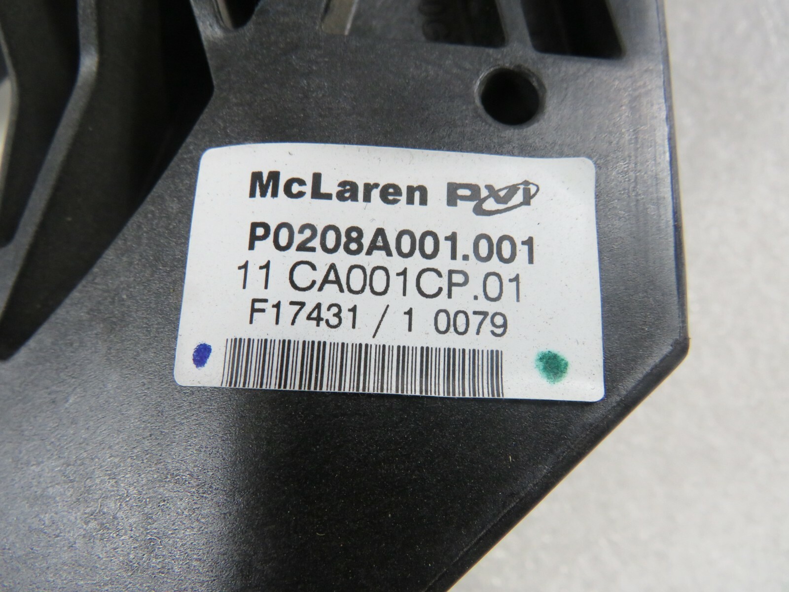 Mclaren 570s, Brake Pedal, Used, P/N 11CA001CP