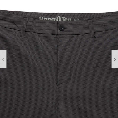 Hang Ten Men’s Hybrid Short SIZE 32 COLOR BLACK STRIPE - Picture 5 of 5