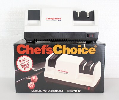 CHEF'S CHOICE 110 Professional Diamond Hone 3 Stage Electric Knife Sharpener 