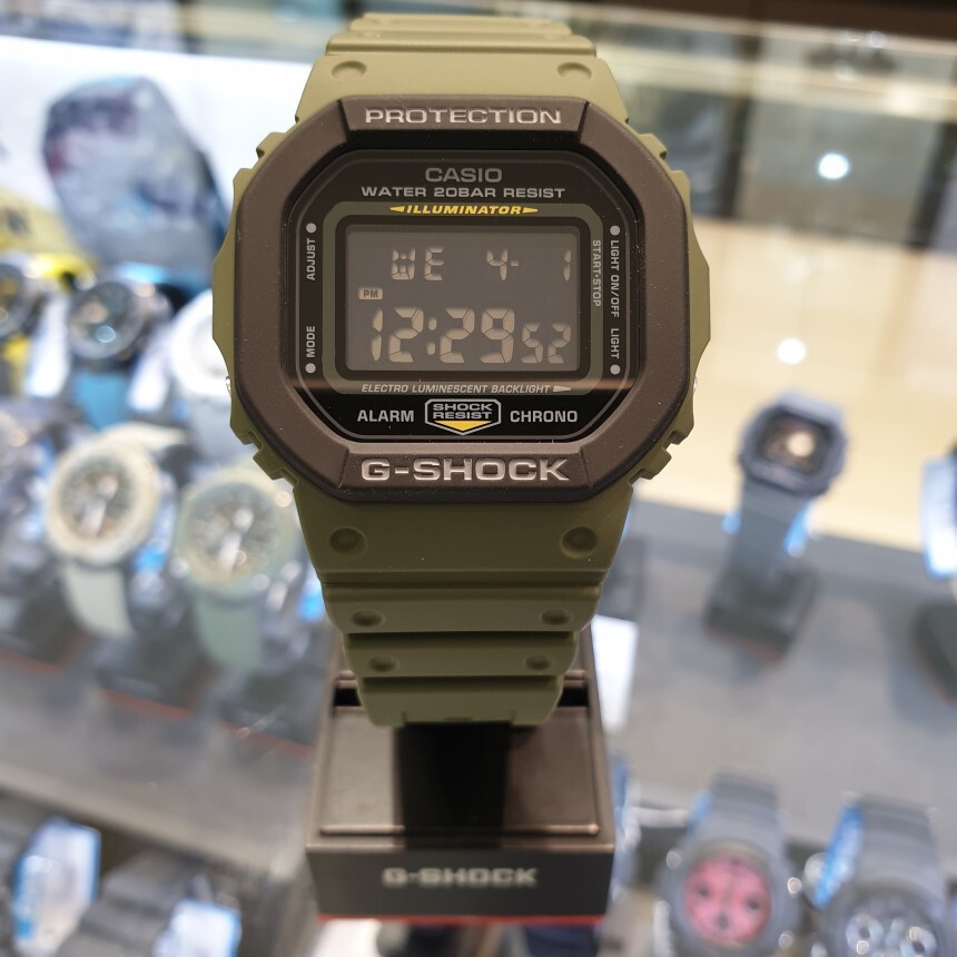 時計 CASIO G-SHOCK DW-5610SU-3ER G-Shock | DW-5610SU-3 | Unboxing - YouTube
