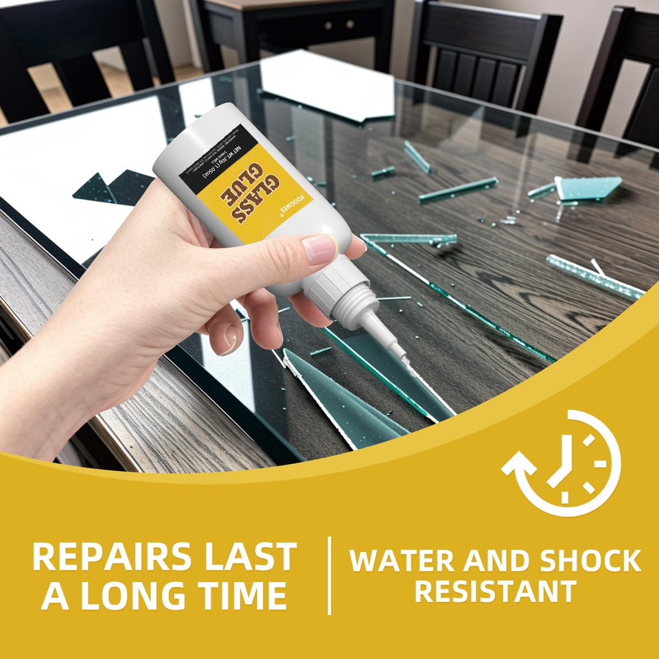 Glass Glue Oily Glue, 30G Glass to Glass Glue, Strong Bond, Instant