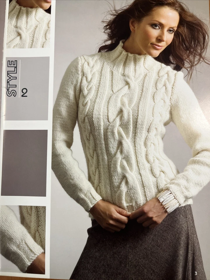 Patons Knitting Pattern Book 1250 JET 12 PLY 15 Styles Sizes XXS to XL New - Image 3 of 4