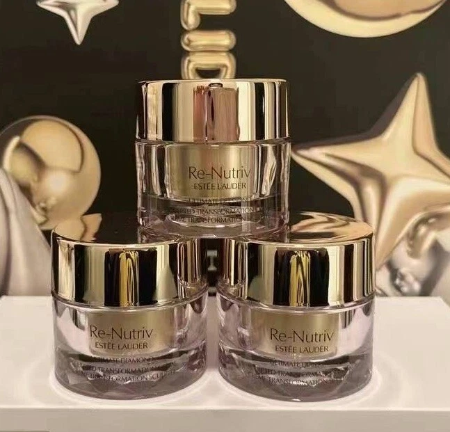 3 ESTEE LAUDER RE-NUTRIV DIAMOND SCULPTED TRANSFORMATION CREME .5 OZ 15ML NIB