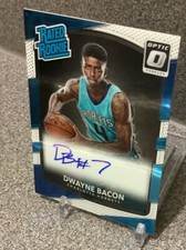 🔥DWAYNE BACON🔥2016-17 PANINI DONRUSS OPTIC RATED ROOKIE CARD AUTO RC HORNETS