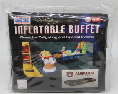 Auburn Tigers Inflatable Buffet 55'' X 23'' Block Party Football Tailgate Table