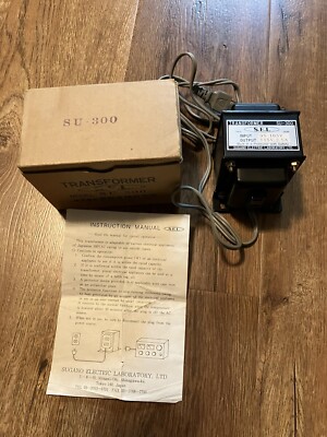 SUGANO ELECTRIC LABORATORY  TRANSFORMER  SU-300 (300W)