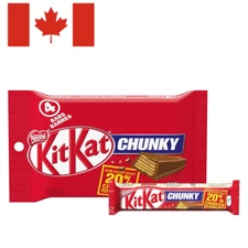 Nestlé Kitkat Chunky Milk Chocolate Wafer Bars Multipack, 4 X 49 g, 196 Grams