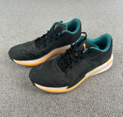 Puma Velocity Nitro WTR Ultraleicht Herren Laufschuh schwarz Gr. 44 US 10,5