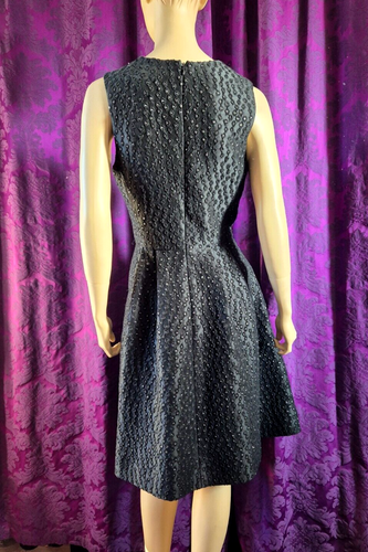 Jason Wu Resort Collection 2013 Little Black & Silver Fit & Flare Dress Sz US10 - Picture 7 of 9