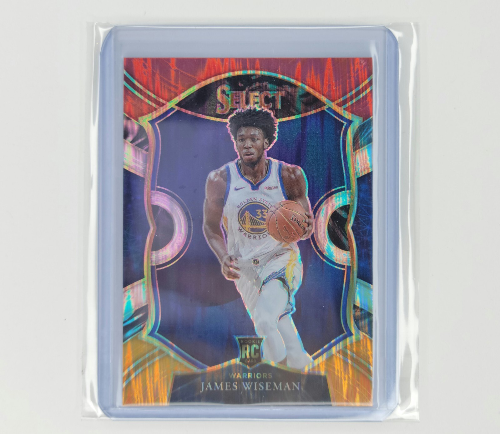 2020-21 Select James Wiseman Concourse Prizm Red White Orange Flash Pistons