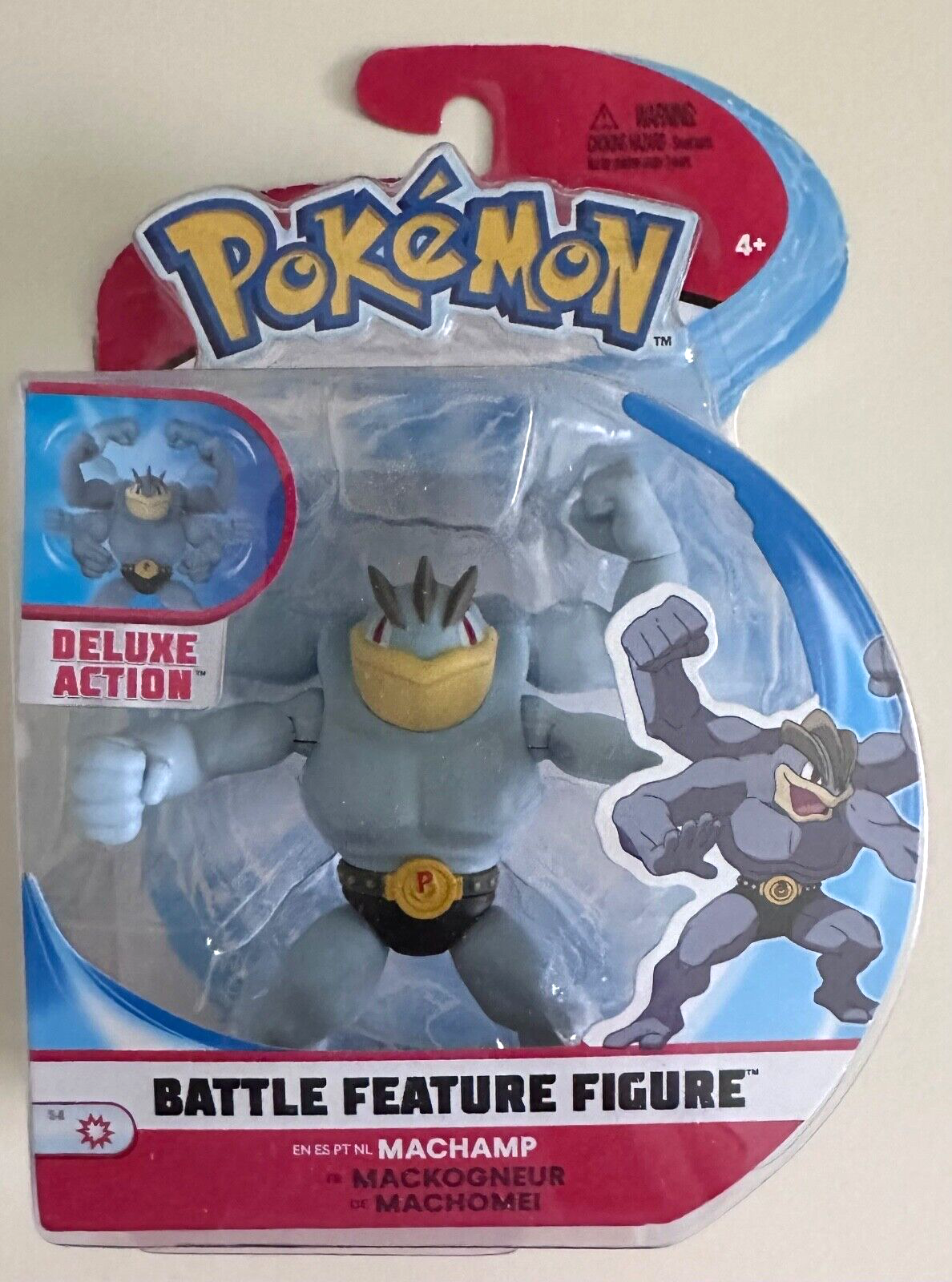 Boneco Pokémon Battle Feature Figure - Machamp 4,5 Jazwares em Promoção na  Americanas