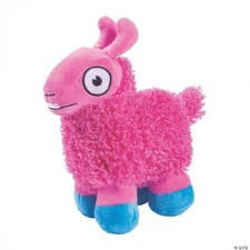 Llamar the Stuffed Llama 9" Fun Express Pink Plush Animal 