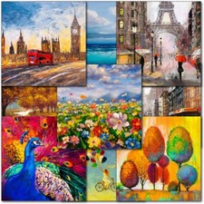 Doodlecards Pack of 10 Square Art Blank Cards Male Female Birthday