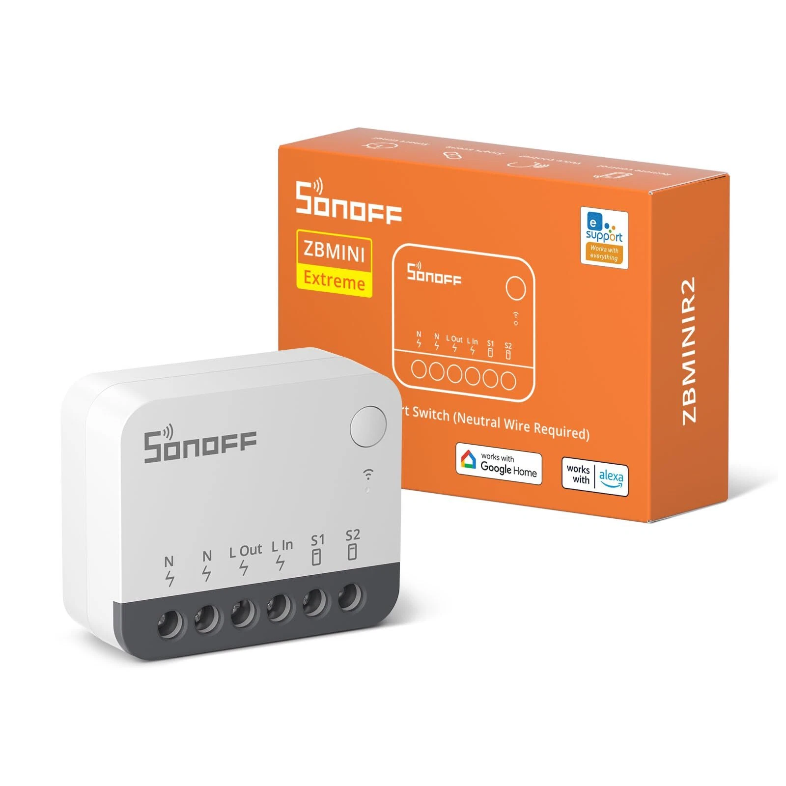 SONOFF MINI Extreme Zigbee Smart Switch with Neutral Wire and Detach Relay Mode