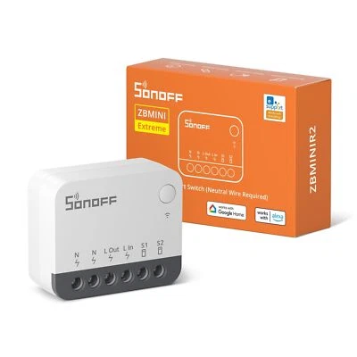 SONOFF ZBMINIR2 Extreme Zigbee 3.0 Smart Switch 2 Way Timer Requird Neutral Wire