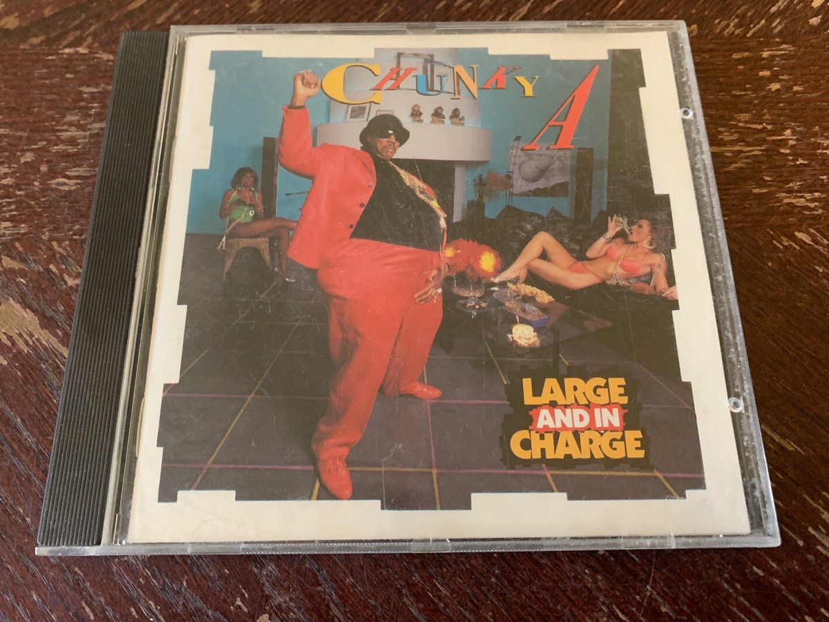 CHUNKY A Large And In Charge CD 1989 Comedy Rap Hip Hop Arsenio