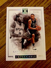 2016-17 Impeccable Basketball First Year Print SP Kawhi Leonard Holo 24/25