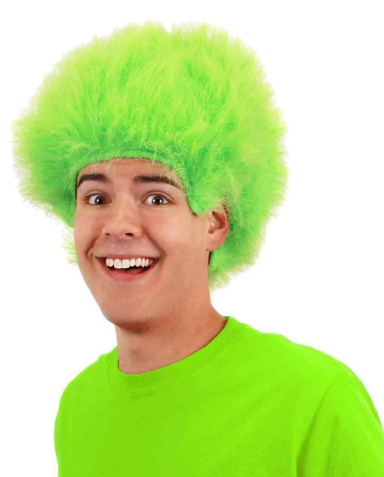 Wig Fuzzy Faux Fiber Fun Silly Colored Costume Wig Assorted Colors One Size - Image 4 of 4