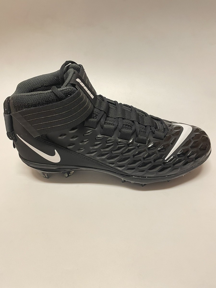Nike Force Savage Pro 2 Mid Football Cleats Black AH4000-002  display picture 2