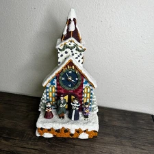 HOUSE OF LLOYD Carolers Cathedral Clock Christmas Around the World Box 3152