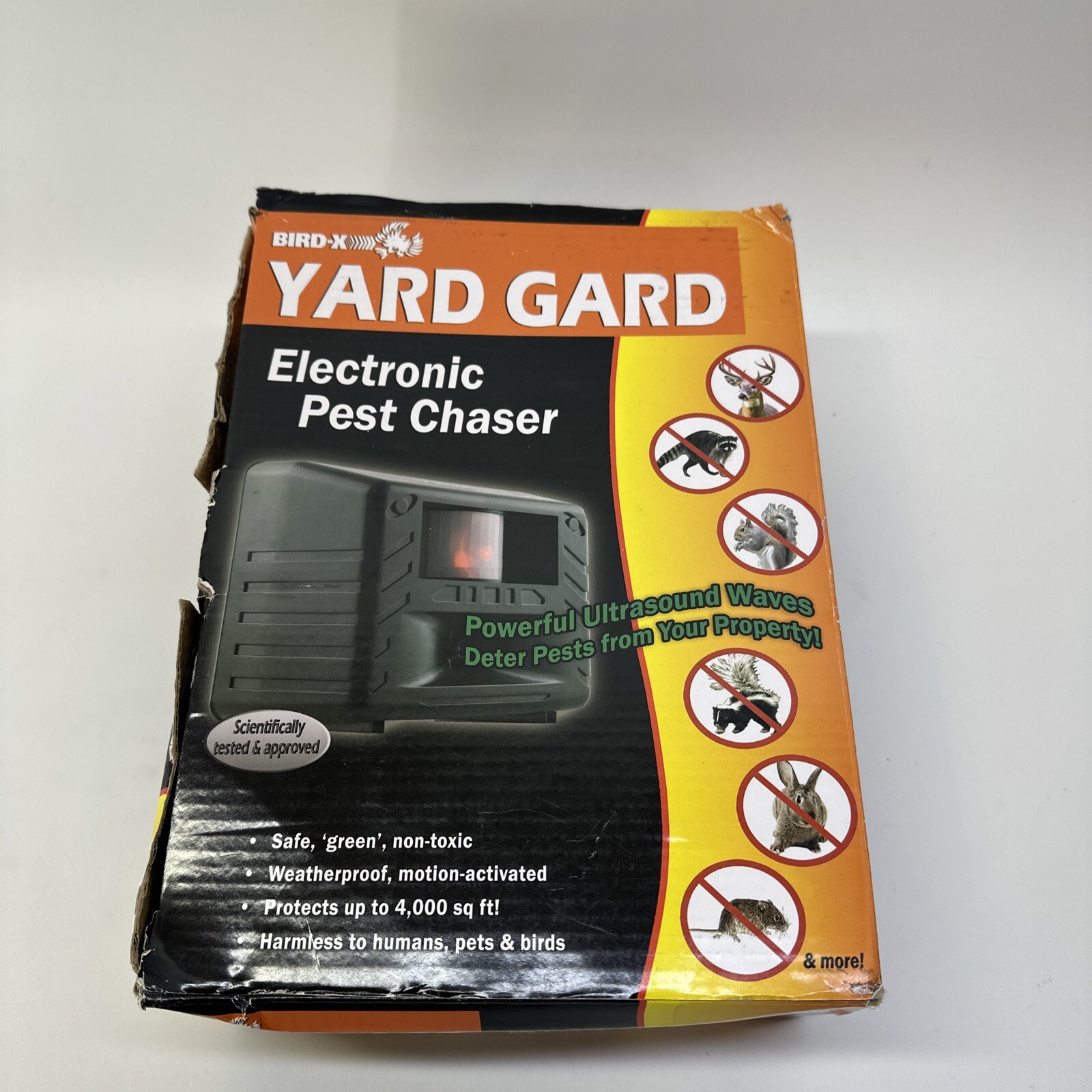 BirdX Yard Gard Electronic Animal Repeller keeps unwanted pests out of