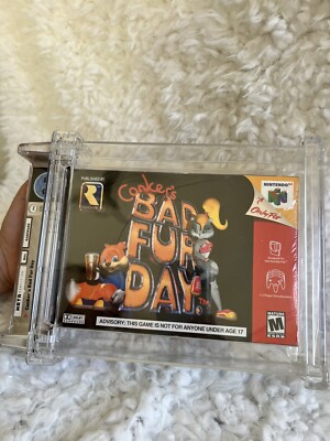 Conker's Bad Fur Day Nintendo 64 N64 Factory Sealed WATA Certified