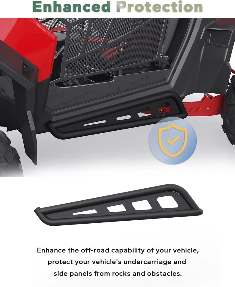 Barras Nerf laterales deslizantes de roca para Polaris RZR 570/RZR 800/RZR 800 S 2008-2014 Foto 4 de 4