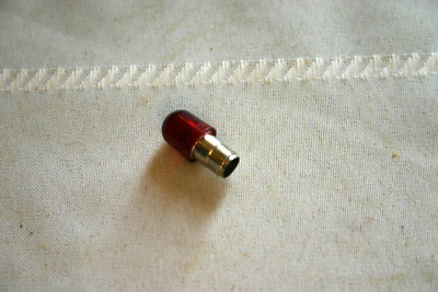 DIALIGHT RED LENS 0.875'' Long NOS