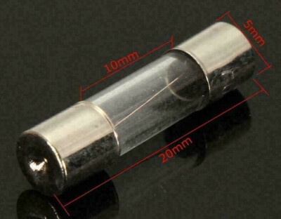 Fusible Verre Temporisé FUST 5x20 50mA 20A Vendu à L'unité