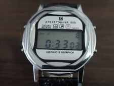 Vintage Watch Elektronika-55B Chronograph Signal Electronic Watch Exclusive