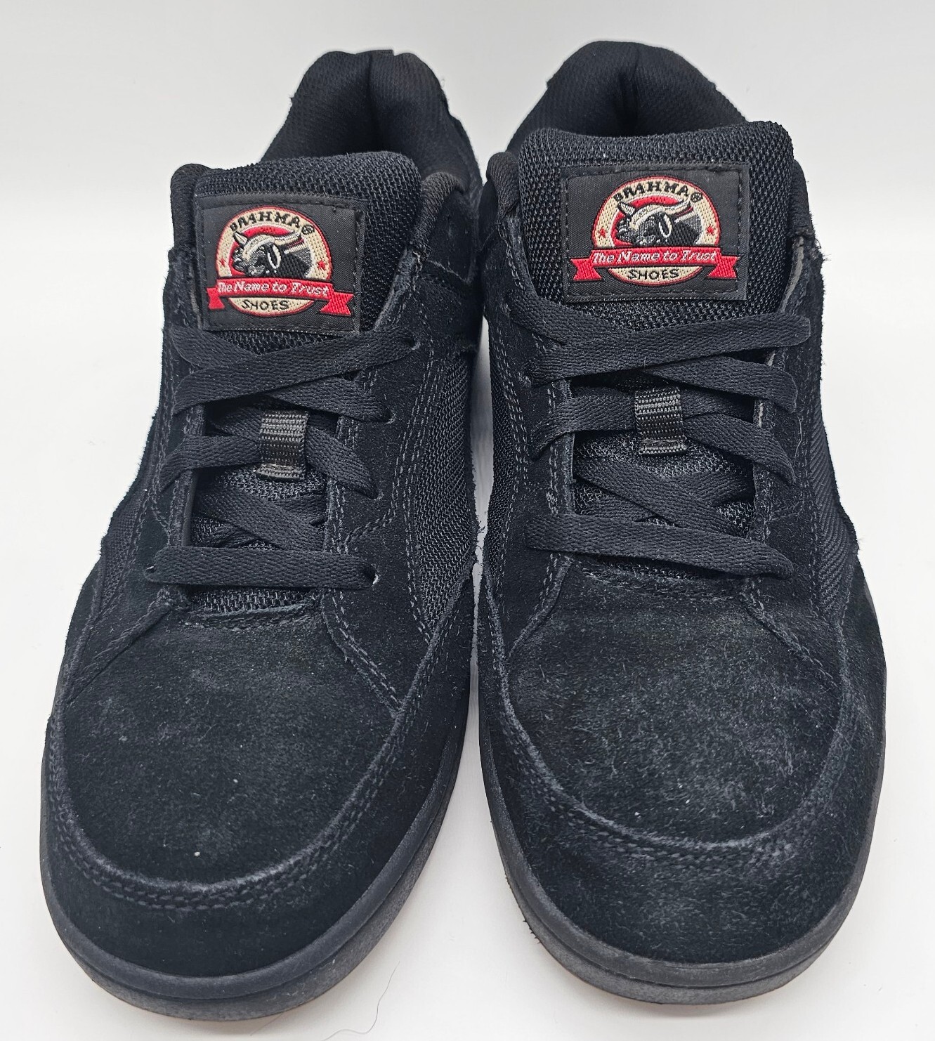 Brahma Men's GRATE II Steel Toe Work Shoes Black Sued… Gem