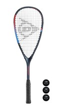 Dunlop Blaze Pro Squash Racket & 3 Squash Balls RRP &pound;70