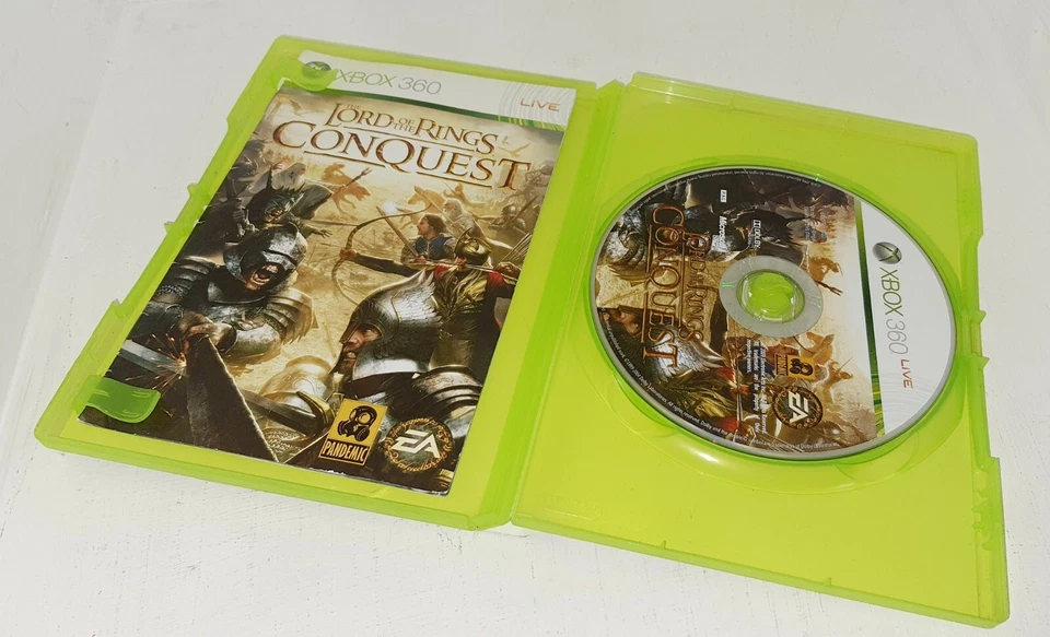 The Lord of the Rings:Conquest (Microsoft Xbox 360) - Game - Case - Manual - PAL - Image 2 of 3