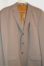 Banana Republic 44R 3 Button wool Tan Blazer sport coat Men's suit jacket