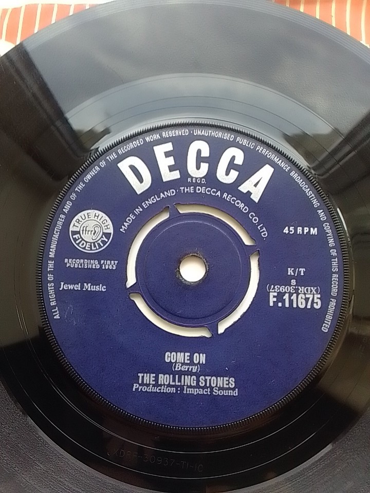 The Rolling Stones I Want To Be Loved / Come In UK 45 F.11675 K