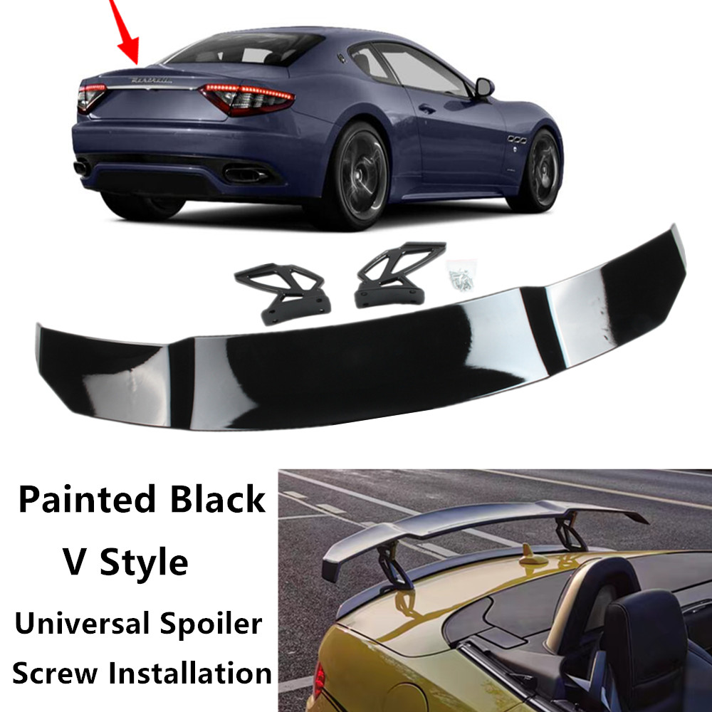 Universal Fit For Maserati GranTurismo Racing Style Rear Trunk Lid Spoiler Wing